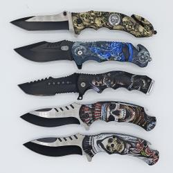 Lot de 5 Couteaux "ouverture Flipper" luxe