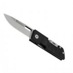 Couteau multifonctions Maserin D-DUT 3 pièces, lame drop point acier 440C à cran intérieur +étui