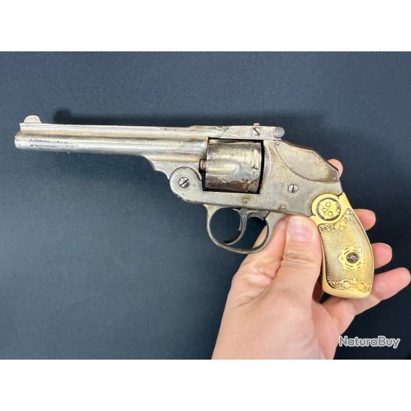 IVER JOHNSON TOP BREAK SAFETY AUTO HAMMERLESS 2nd modle calibre 38sw