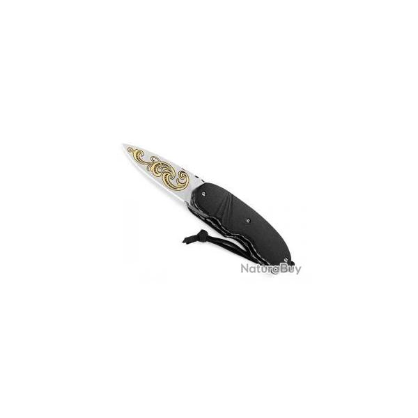 Couteau Maserin ARINT lame acier N690 satin  cran intrieur +tui