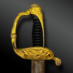 SABRE d'officiers des chasseurs de Vincennes, modèle 1838 - France - XIXème siècle
