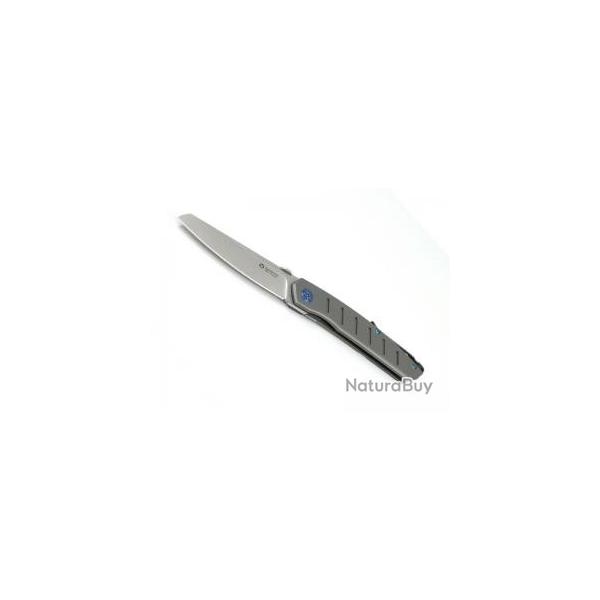 Couteau Maserin AM6  lame acier D2 satin manche titanium