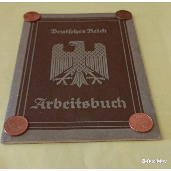 Livret de travail allemand WW2