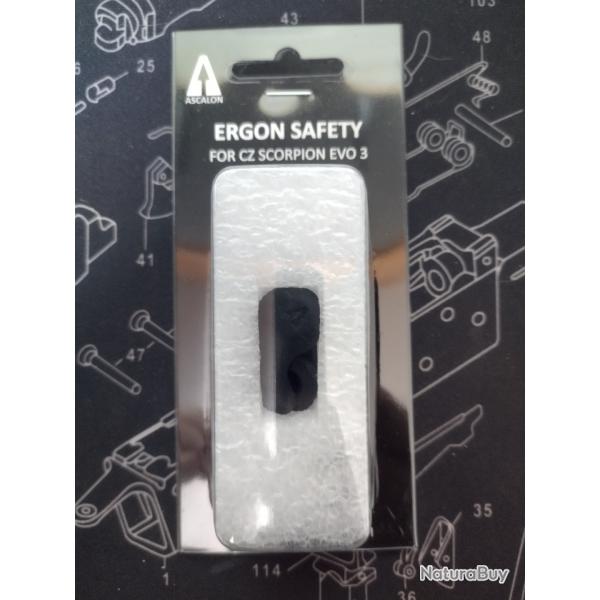 Kit Slecteurs de Tir Ambidextres ERGON - CZ Scorpion EVO 3 / 3+ - ASCALON-ARMS