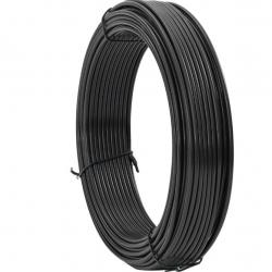 Fil de clôture anthracite 80?m en acier PVC ? Sécurité discrète et déco pour jardin extérieur