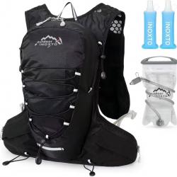 Sac Hydratation Gilet Léger 1,5 L Cyclisme Alpinisme Plein Air Randonnée Noir