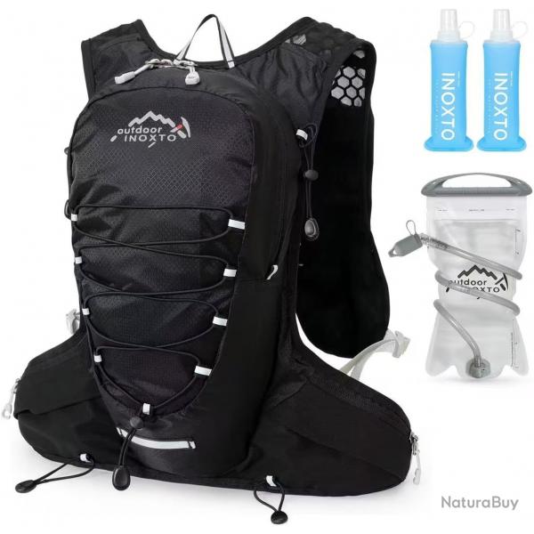 Sac  Eau Hydratation Lger 1,5 L Cyclisme Alpinisme Plein Air Randonne Noir