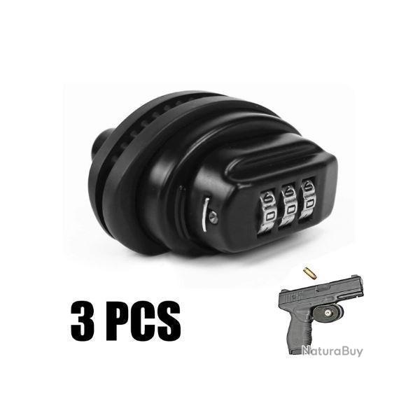 Lo de 3 verrous de pontet fermeture  code. (4)