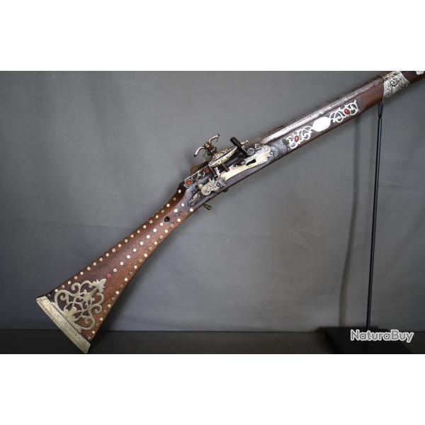 1837, prise de Constantine - Fusil  silex Algrien