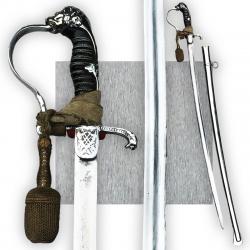 RARISSIME & BEAU SABRE DE LUXE PRUSSIEN DE POLICE OU POMPIER  XIX ORIGINAL