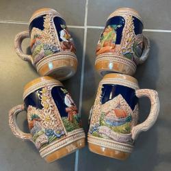 Chope A Biere Allemande Orginal Gerz Décor Tyrol TBE J en possède 4