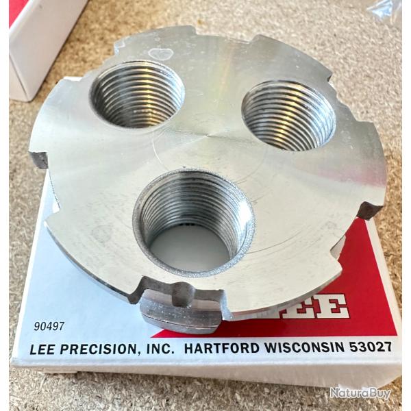 Lee 3 hole Quick change turret #90497 pour Lee  Pro 1000