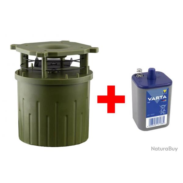 Pack Agrainoir automatique 6V + Pile Varta Longlife 4R25X - 7,5 Ah