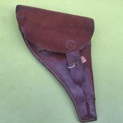 VENDU PAR LE-CUIRASSIER N°2 ETUI POUR REVOLVER 1892 AVEC MODIFICATION POUR PORT AU CEINTURON