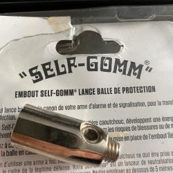 Embout adaptateur M10x150 lance fusée ou balle de caoutchouc pour armes d'alarme