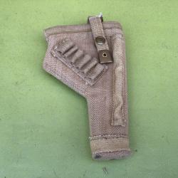 VENDU PAR LE-CUIRASSIER ETUI POUR REVOLVER ANGLAIS WEBLEY EN TOILE