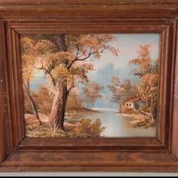 Tableau sur toile signé Cafieri
