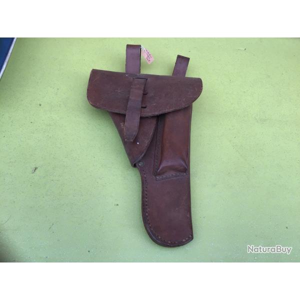 VENDU PAR LE-CUIRASSIER ETUI POUR PISTOLET MAC 50 REGLEMENTAIRE MODELE 48 LONG ALGRIE INDOCHINE