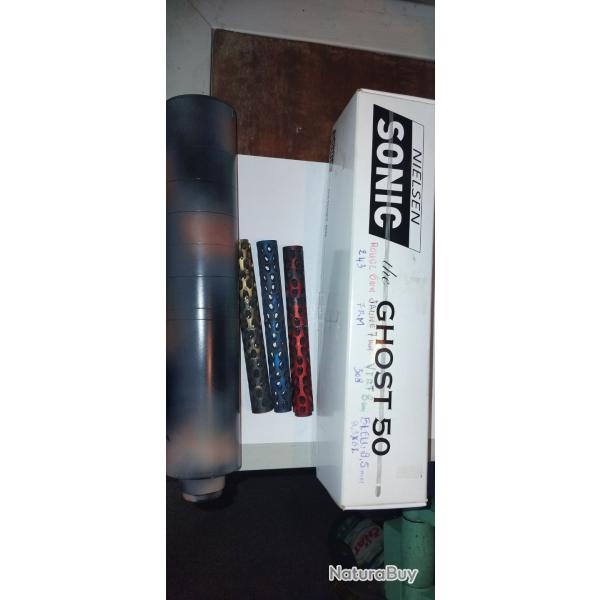 Vend modrateur de son sonic ghost 50c calibre 6mm,7mm,8mm,et 9mm