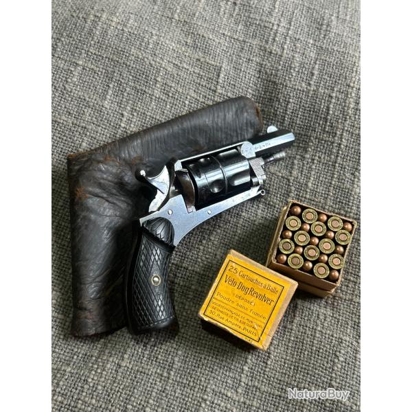 Revolver bulldog Louis Halleux - calibre 6mm velodog