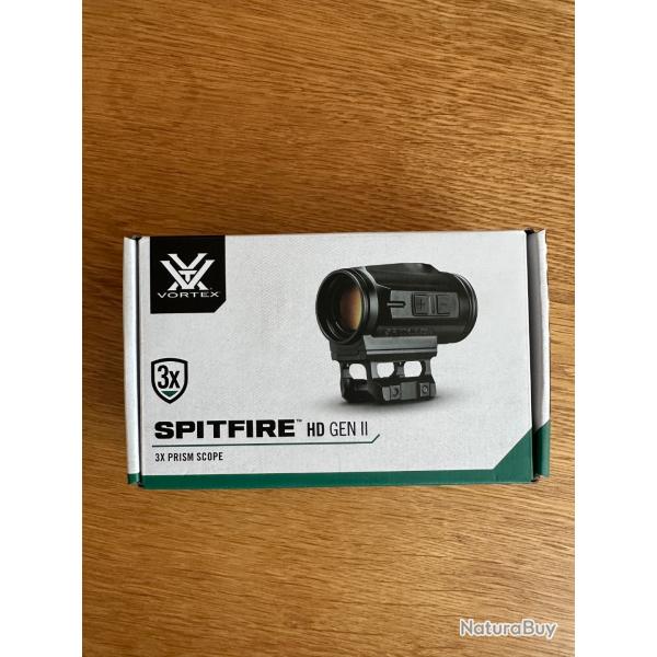 VORTEX SPITFIRE HD Gen II 3x Prism - neuf et disponible
