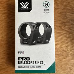 VORTEX Colliers PRO SERIES 34 mm - Neuf et disponible