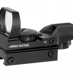 Visée point rouge / vert Reflex 4 réticules Lancer Tactical