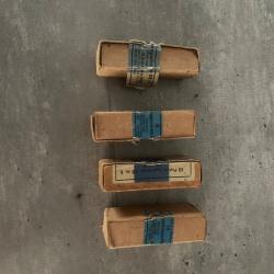4 boites munition allemande p08 totalement vide
