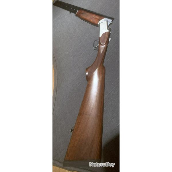 SUPERBE FUSIL FRANKONIA GLADIUS ARGENT 12/76 MAGNUM ETAT COMME NEUF CANON 71 CM AVEC 5 CHOKES 132801