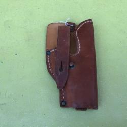 VENDU PAR LE-CUIRASSIER ÉTUI CUIR POUR ARMES TYPE 7,65 MM