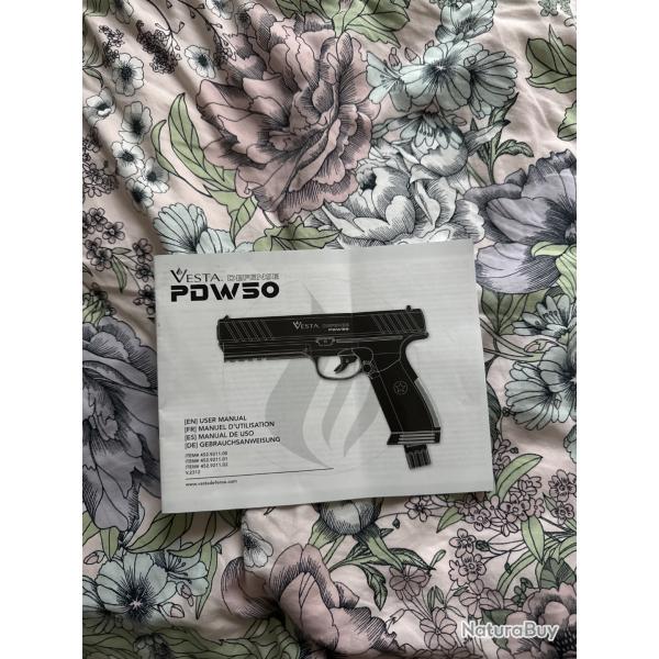 Pistolet de dfense Vesta PDW50