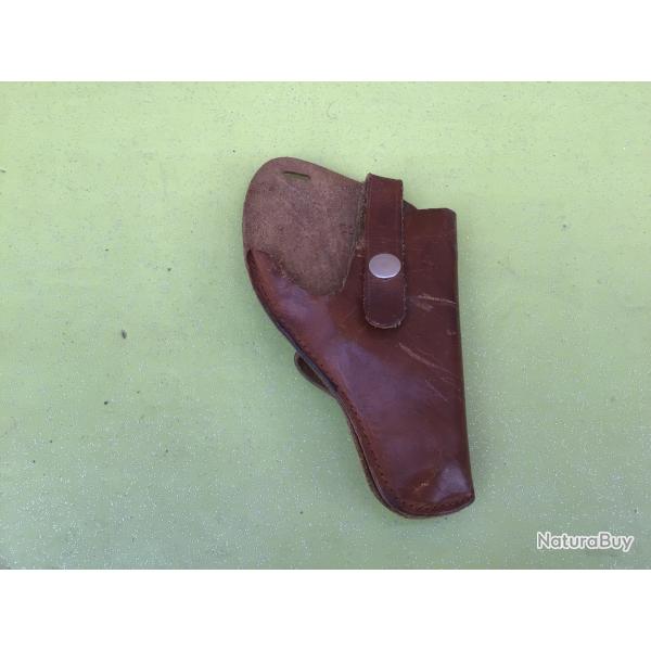 VENDU PAR LE-CUIRASSIER TUI CUIR POUR ARMES TYPE  7,65 MM AVEC DOUBLE ATTACHE