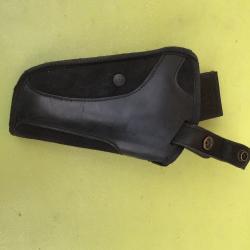 VENDU PAR LE-CUIRASSIER ÉTUI CUIR ET CORDURA POUR ARMES TYPE  PA 9 MM