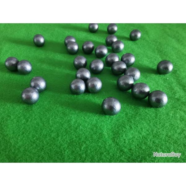 1000 balles rondes 454 roules au graphite