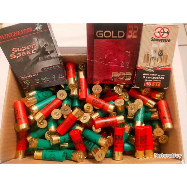 1 sans prix de rserve gros lot de 9.200kg cartouches calibre 16