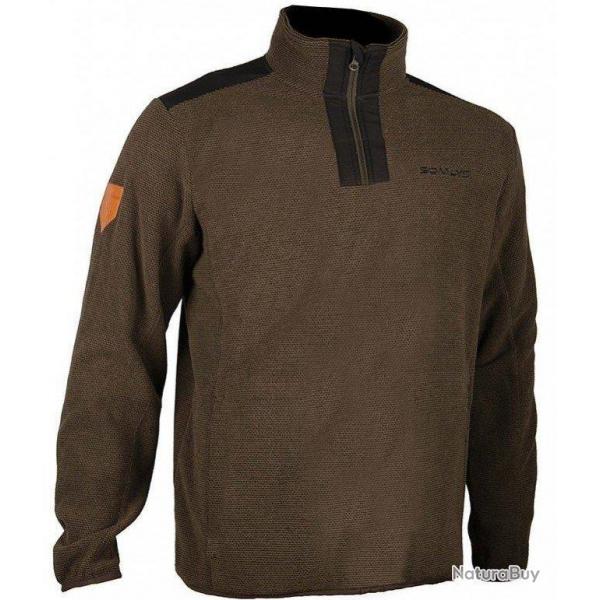 Pull col montant Classie kaki SOMLYS-L