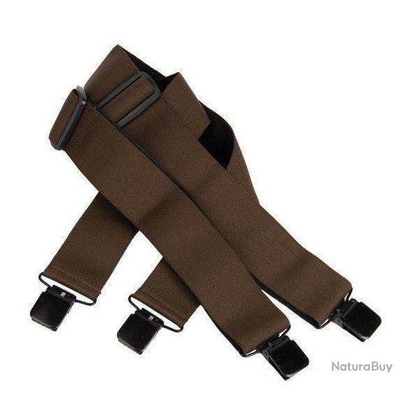 Bretelle avec clips d'attaches marron SOMLYS