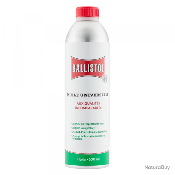 Huile Universelle Ballistol 500 ml - Multi-Usage - Protection et Entretien - Pour Chasse et Outdoor
