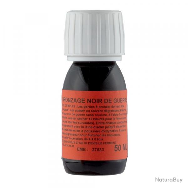 Bronzage Noir de Guerre Ets Lefaucheux 50 ml - Finition Durable - Protection Antirouille - Pour Arme