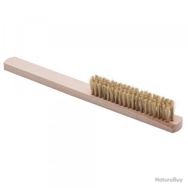 Brosse  Graisser 4 Rangs en Soie - Poils Naturels - Nettoyage Efficace - Entretien Prcis des Armes