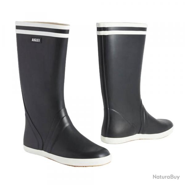Bottes Homme Aigle Goeland 2 Marine Blanc Impermables et Lgres Confort et Protection Optimale