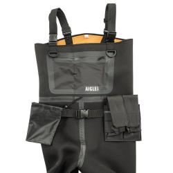 Waders de Pêche Polyvalentes Aigle Imperméables et Respirantes Confort et Protection Optimale 41
