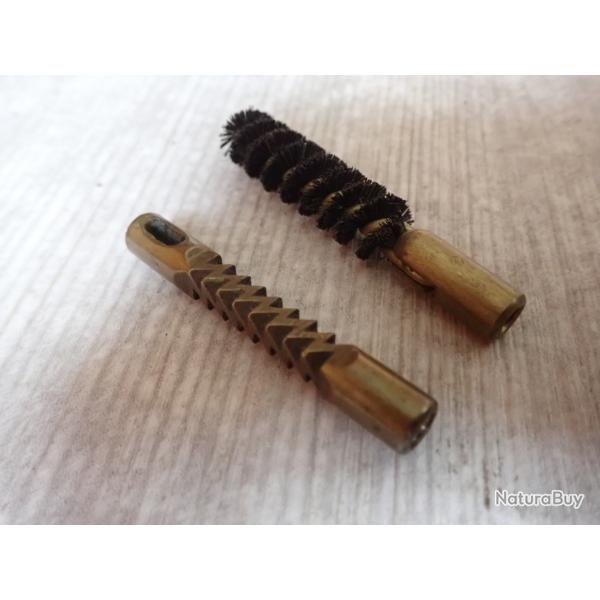 Lot de 2 couvillons pour revolver 1878 suisse