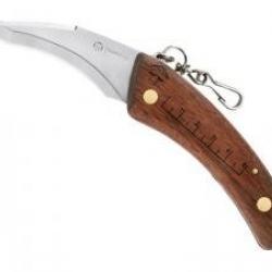 Couteau Maserin lame spéciale inox manche 12 cm bubinga avec brosse pliante