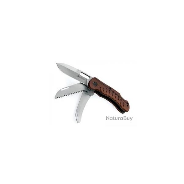 Couteau Maserin JAGER 3 pices acier 440C satin  cran +tui