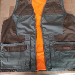Gilet de chasse réversible