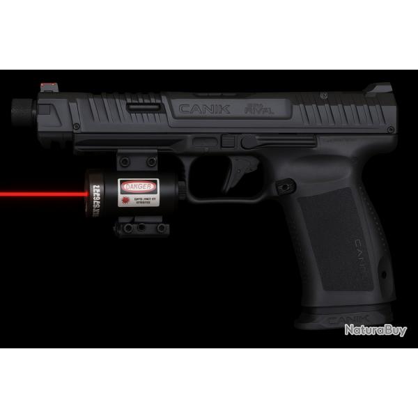 Pistolet de dfense  balles caoutchouc LTL CANIK RIVAL cal. 50 & Viseur Laser