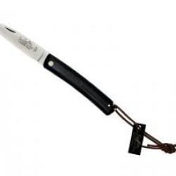Couteau Salamandra lame acier inox 1.4116 manche 10 cm en ziricote avec pochette cuir