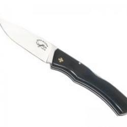 Couteau Salamandra lame à cran acier inox 1.4116 manche 11,5 cm ébène