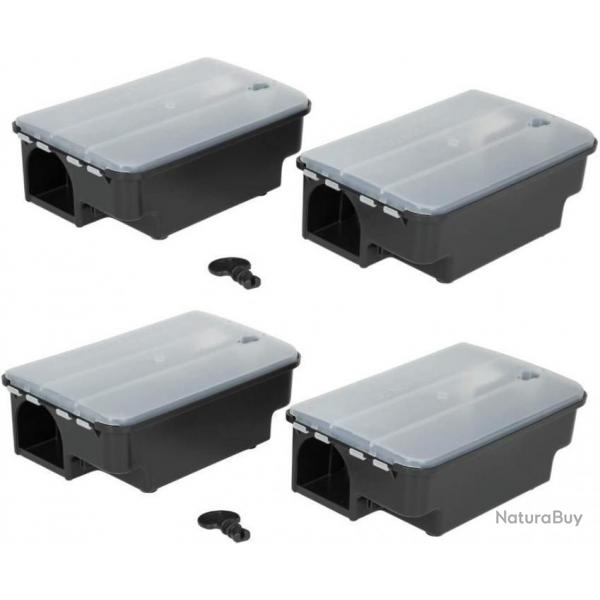 4 piges  rats 22 x 14 x 8 cm - Boite  appts - LIVRAISON GRATUITE ET RAPIDE